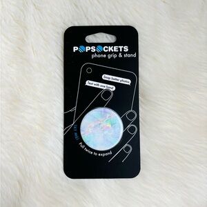 NWT marble print holographic popsocket